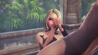 Hentai Uncensored 3D - Marina handjob and anal with creampie - Japanese Asian Manga Anime Film Game Porn