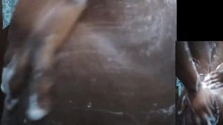 Cyndy Blackslave - Masturbate in shower with little squirt