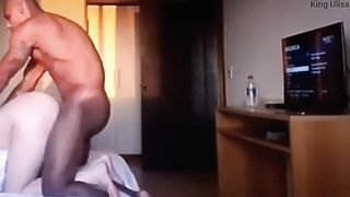 She fit her feet into my legs so my dick wouldn't escape her pussy while I fucked her