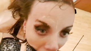 SLOPPY FACEFUCK WITH MOUTH RING