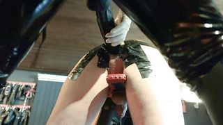 Gis62, Female domination, anal stretching, anal strap on, huge strapon