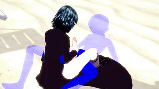 One Punch Man Hentai - Fubuki Handjob and fucked - Japanese Asian Manga Anime Film Game Porn