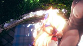 LOL Hentai - Ahri And Syra Threesome with amazing sex - Japanese Asian Manga Anime Film Game Porn