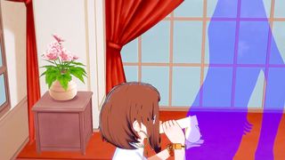 My Hero Academia Hentai - Uraraka Blowjob and fucked - Japanese Asian Manga Anime Film Game Porn