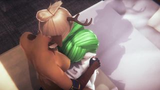 Pokemon Hentai - Gardevoir fucked by futanari Deer - Japanese Asian Manga Anime Film Game Porn