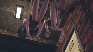 Hentai Uncensored 3D - Shoko Blowjob and threesome - Japanese Asian Manga Anime Film Game Porn