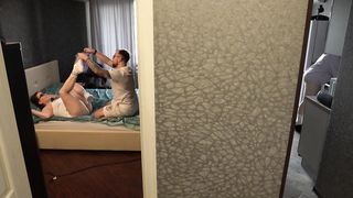 4K Wife caught him cheating and spied on him