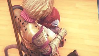 Furry Hentai - Futanari Fawn girl having sex with Tiger Futanari - Japanese Asian Manga Anime Film Game Porn