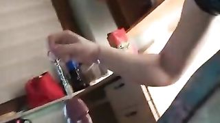 Mistress Katrix and her slave penis torture with dilator sounding,hard.