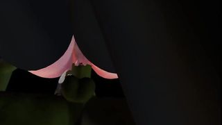 3D VR animation hentai video game Virt a Mate anime cartoon. A green orc with a hefty dick caught Elastica in a trap and fucked her in the elastic ass.