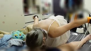 Day5-2 The girl is a blowjob doll and her hands are not allowed to drop