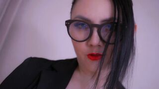 Lewd wench pegging her boy's and gets cumshot.