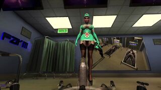 Citor3 3D VR Game latex nurses pump seamen with vacuum bed and pump