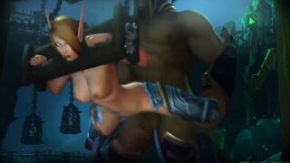 Sluty Elf Bondage Fuck