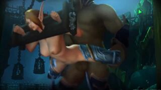 Sluty Elf Bondage Fuck