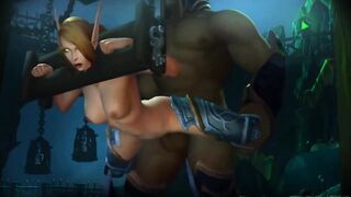 Sluty Elf Bondage Fuck