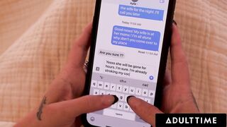 ADULT TIME - Teen Kylie Rocket Happily Fucks Married Man In Front Of His Angry MILF Wife!