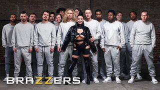 Bombshell Angela White Satisfies, Devours All Of The Hungry Cocks In The Room - Brazzers