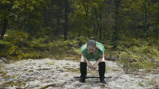 BDSM Humilation Slave Training - Shock Collar, Carrying Wood, Exercises, Sucking Dick While Pissing