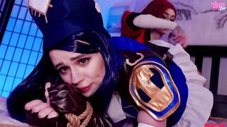 Caitlyn became a slave for Vi's pleasure and they fucked each other - CUT version