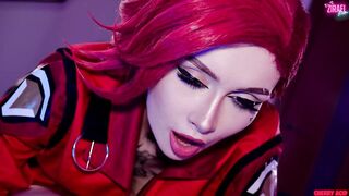 Caitlyn became a slave for Vi's pleasure and they fucked each other - CUT version