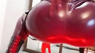 Worship My Juicy Latex Ass Domina Katrix
