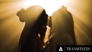 TRANSFIXED - Interracial Bubble Butt Goddesses Eva Maxim and Kira Noir Have Rough Passionate Sex