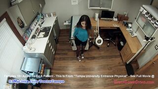 Alexa Rydell's College Freshman Physical with Doctor Tampa @ GirlsGoneGynoCom
