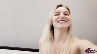 Stepsister loves to dominate me, comment on what is happening and cum on my face!