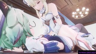 Amazing Futanari tender Lesbian Sex