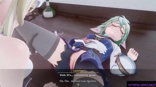 Amazing Futanari tender Lesbian Sex