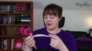 Sex Product Review - Organosilicone Soft Vegan Bondage BDSM Gear - Ball Gag and Blindfold Face Mask