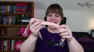 Sex Product Review - Organosilicone Soft Vegan Bondage BDSM Gear - Ball Gag and Blindfold Face Mask