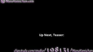 Girl on Bamboo wooden horse, extreme Shibari scene - Preview