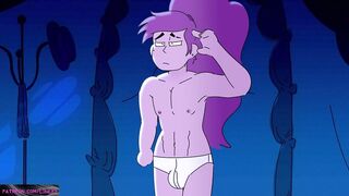 Horny Girl fucks a Teen Guy - Cartoon Sexy Animated Porn