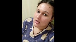 masturbating and giving you a Christmas present POV