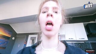 Neighbor's Mistress Saves Herself From Angry Wife On Wanker's Dick