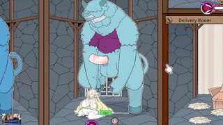 Monster black market - A busty shy blonde fucked by giant minotaur