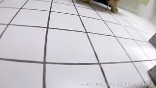 Wicked - Couple has sex in public bathroom