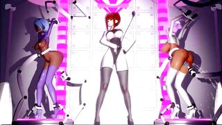 MasoAcademy: Lexa LESBIAN MACHINE BONDAGE HENTAI