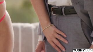 TUSHY Curvy goddess Vic Marie gets her perfect ass filled