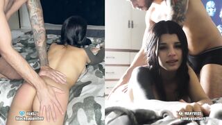 7 Days of Submissive Training! Day 3: Hard Spanking and Cum Inside!