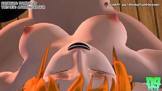 Nami Fucks Robin with Hugh Futa Cock