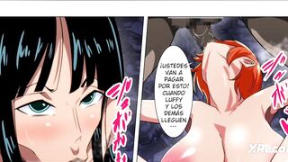 Nami and Robin love prison cocks xxx one piece