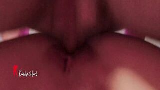 Bondage, wax on stomach and anal sex.