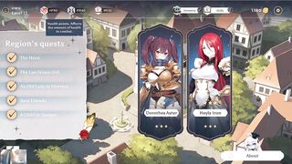 aura hentai cards - the best femdom scene in this game