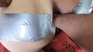 My owner destroys my asshole even more with an aggressive fisting