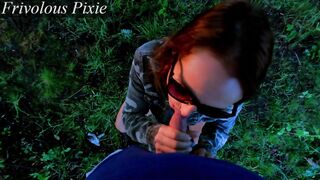 BROKEN SLUT got hard ass spanking when she fucked a stranger outdoors