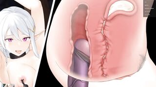 Cute elven fucked by giant orc