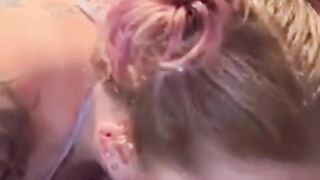 Bull makes me cum multiple times while we humiliate hubby